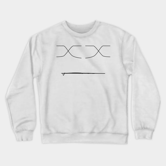 Double X Eyes Crewneck Sweatshirt by RMZ_NYC